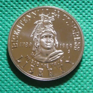 1889 S Bicentennial of the Congress Half Dollar Proof #S910 - Picture 1 of 4