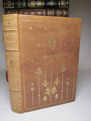 GERALD GREEN An American Prophet Franklin Library 1977 Book Leather 1st Edition - Image 1 of 4