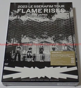 New 2023 LE SSERAFIM TOUR FLAME RISES IN JAPAN Limited Edition 2 DVD Photo book - Picture 1 of 13