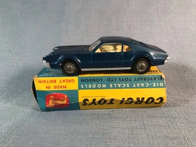 VTG 1966 Corgi Toys #264 Oldsmobile Toronado Diecast Car Original Box - Image 1 of 4