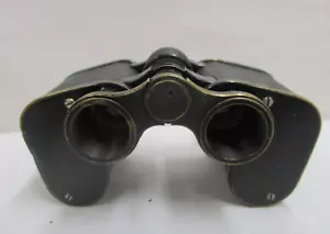 Vintage Carl Zeiss 3x Jena Teleater Genuine Lizard Binoculars Opera Glasses - Picture 1 of 10