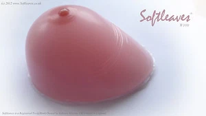 Forma de pecho de silicona Softleaves W100 lágrima - selecciona cualquier tamaño - Imagen 1 de 12