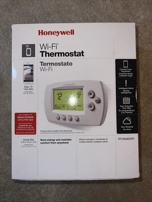 Honeywell 7-Day Programmable Thermostat Wi-Fi W/ Manual RTH6500WF - Image 1 of 4