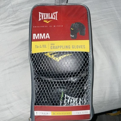 Everlast EverFresh Mixed Martial Arts MMA Grappling Gloves Size L/XL Level 1 - Image 1 of 4