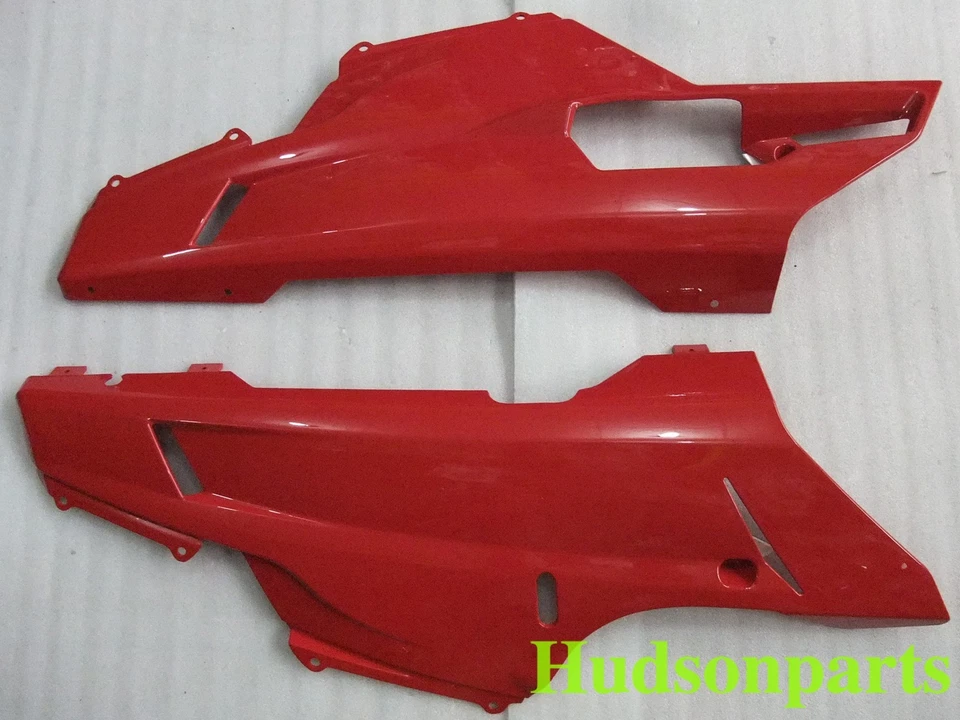 Carenado inferior izquierdo derecho capó para DUCATI 848 1098 1198 R/S rojo Foto 1 de 1