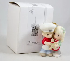Precious Moments 2022 Our First Christmas Together Porcelain Ornament 221004 - Picture 1 of 7