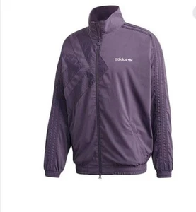 Giacca sportiva Adidasoriginals logo stampa supporto colletto viola 2X - Foto 1 di 6