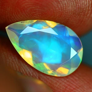 1.81 Cts_Extraordinary_100 % Natural Untreated 3D Harlequin Flash Welo Opal - Picture 1 of 3
