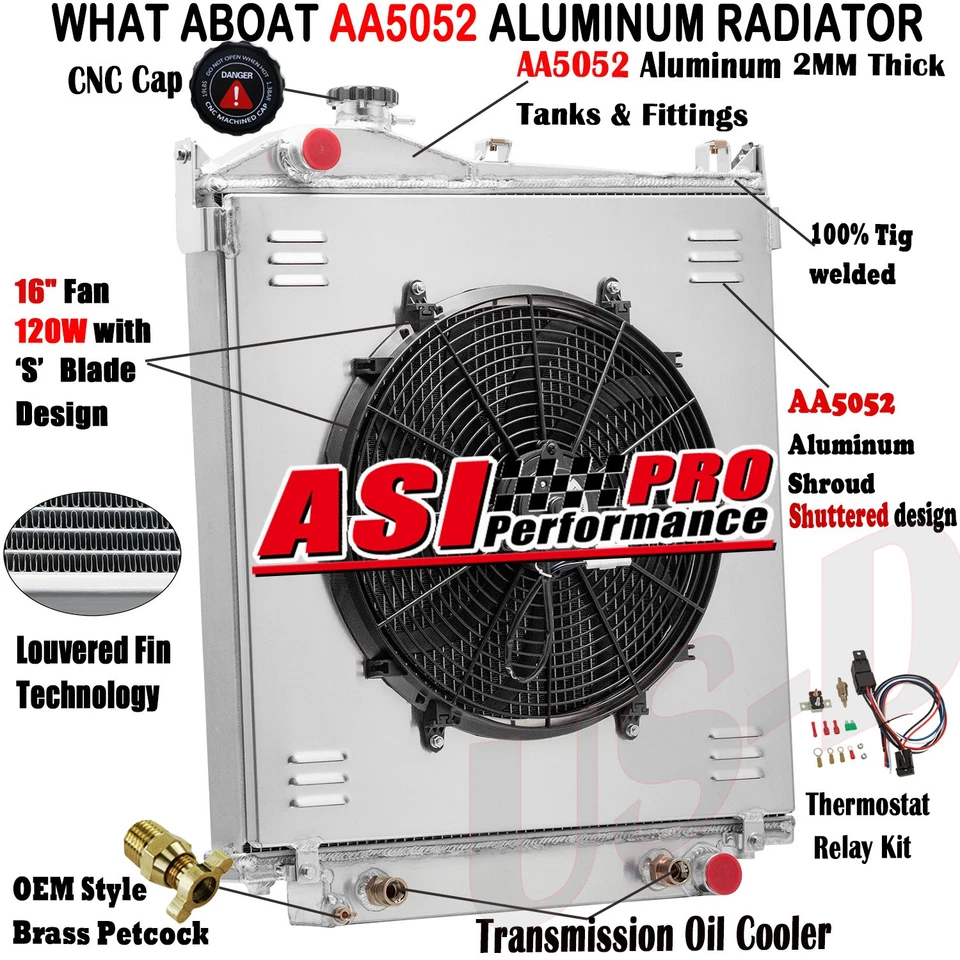 3 Row Radiator Shroud Fan Relay For 06-2010 Ford Explorer Mercury Mountaineer - Image 1 of 4