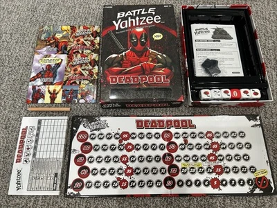 Deadpool Battle Yahtzee board game NEW Marvel Age 13+ For 1+ Players - Image 1 of 4