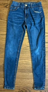 Denim Co Girls Blue Jeans 11-12 Yrs Skinny Dark Wash - Picture 1 of 5
