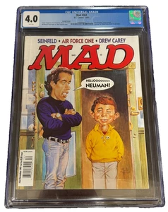 Mad #364 Variant Cover CGC 4.0 Classificato E.C. Fumetti 12/97 Seinfeld Air Force One - Foto 1 di 2