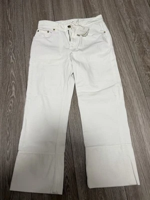 PANTALONES VAQUEROS ACAMPANADOS BRUNELLO CUCINELLI THE KICK NUEVOS CON ETIQUETAS, CUENTAS MONILI, TALLA 4 Foto 1 de 4