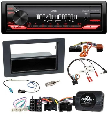JVC Bluetooth USB DAB Lenkrad Autoradio für Saab 9-5 YS3E Facelift 2005-2011 - Bild 1 von 4