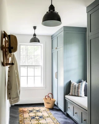 Visual Comfort Eugene Pendant Small in Bronze - Image 1 of 3