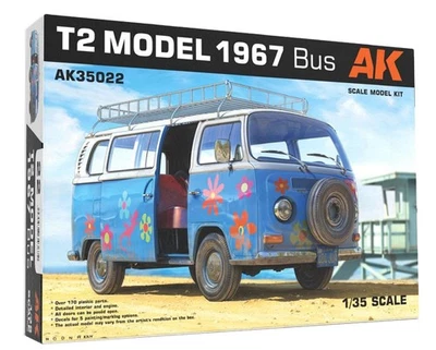 AK Interactive 1/35 1967 One Box Car Bus Type Plastic Model AK35022 (Auto) - Immagine 1 di 4