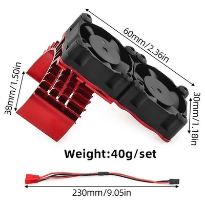 13000RPM RC Car Motor Cooling Fan For 540 550 3650 3660 3670 3674 Motors - Image 1 of 4