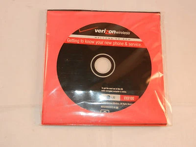 VERIZON WIRELESS QUICK REFERENCE GUIDE LG VX6100 - BOOKLET & CD "NEW" - Image 1 of 2