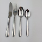 Oneida Icarus Stainless Steel 18/10 Flatware 4 Pieces Round Tip Indonesia