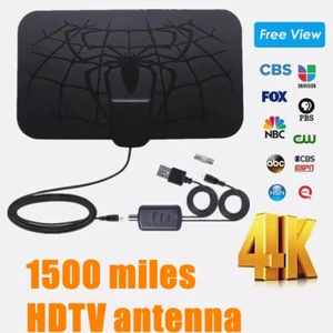 HDTV Antennas 1500 Miles Indoor Digital Antenna Aerial DVB-T2 Local Channel Hw - Zdjęcie 1 z 10
