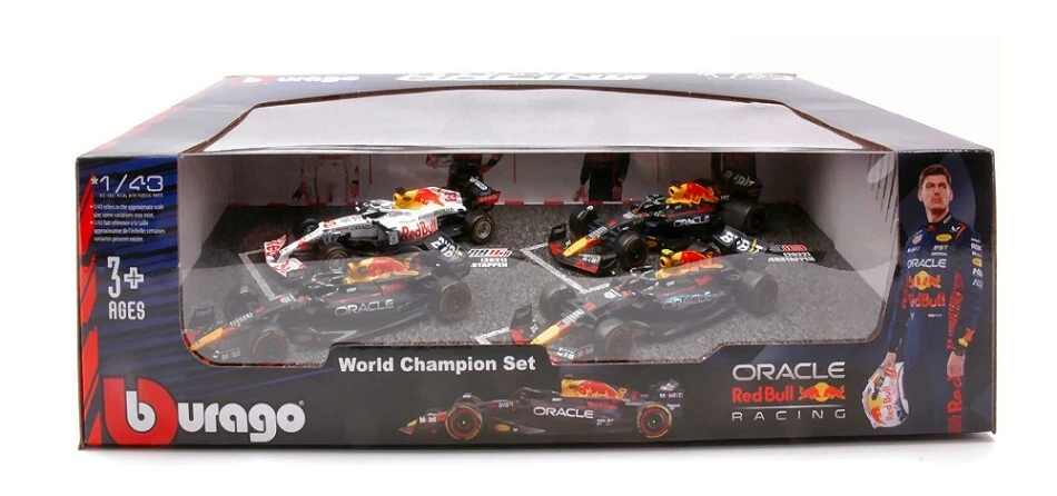 Set Red Bull Rb16b #33 + Rb18 #1 + Rb19 #1 + Rb19 #11 1:43 Model 38092 BBURAGO - Immagine 1 di 1