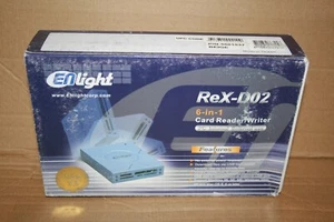 VINTAGE ENLIGHT USB 2.0 6 IN 1 INTERN EXTERNER READER SCHREIBER CF SM SD MS MMC - Bild 1 von 16
