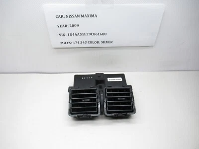 Panel de consola de ventilación de aire acondicionado central trasero Nissan Máxima 2007-2012 96930JA01A OEM Foto 1 de 4