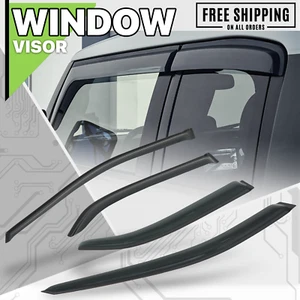 Tape-On Window Visor Smoke Vent Wind Rain Deflector Guard fit 98-02 Honda Accord - Picture 1 of 6