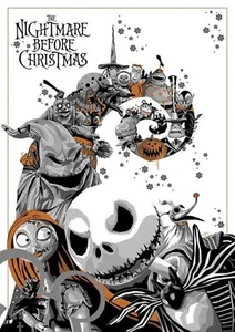 Disney Nightmare Before Christmas A4 art print, photo, picture, gift - Picture 1 of 2