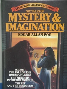 Edgar Allan Poe Six Tales Of Mystery & Imagination 1982 Hardcover Like New - Picture 1 of 3