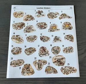 Gloomhaven Jaws Of The Lion | Sticker Sheet For City Map | Official Game Piece - Picture 1 of 6