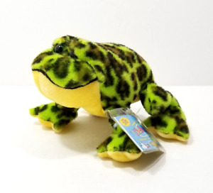 Ganz Webkinz Lil' Kinz Bullfrog Plush Toy Stuffed Animal 6" Sealed Code HS114