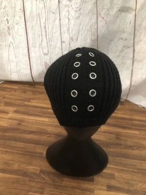 Gorro de acrílico negro para mujer Nine West talla única Foto 1 de 4