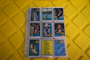 1983 Topps Jaws 3-D Sealed Movie Trading Cards Complete Set (1-44) 