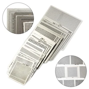 Universal BGA Reballing Nacharbeitsnetz Reball Nacharbeit Schablone Teile Kit - Bild 1 von 18