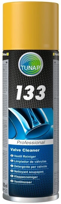DETERGENTE VALVOLE PER MOTORE BENZINA TUNAP 133 ADDITIVO SPRAY PULITORE PER AUTO