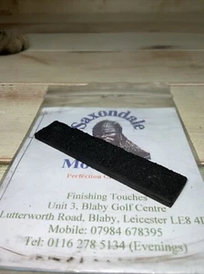 Model Railway Wagon Load ( Flat Coal Load) 75 X 10mm, Track Side - Foto 1 di 3
