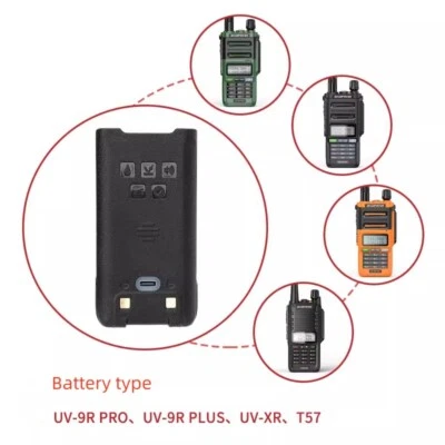 For Baofeng UV-9R UV-9R Plus BFA58 UV/XV T56 T57 Battery 7.4V 8000mAh Talkie New - Image 1 of 4