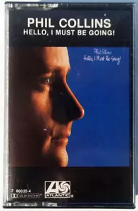 PHIL COLLINS - Hello I Must Be Going - cassette 1982 Atlantic Records 7 80035-4 - Imagen 1 de 4