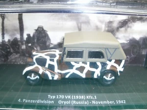 Mercedes Veicolo 1 Tipo 170VK Veicolo Esercito II. guerra mondiale scala 1:43 - Foto 1 di 1