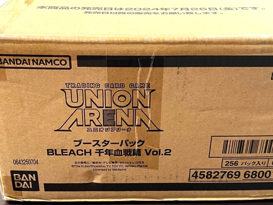 Bandai Union Arena BLEACH Vol.2 Booster Pack Box TCG EX07BT Japan