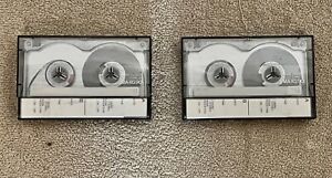 2 x TDK MA-XG 90 Type IV Metal Audio Kassette Cassette 1986 Very Rare - 2 Pieces