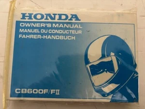 Honda CB600F CB600F2 2001 Owners Handbook Manual 37-MBZ-610 in plastic pouch - Picture 1 of 3