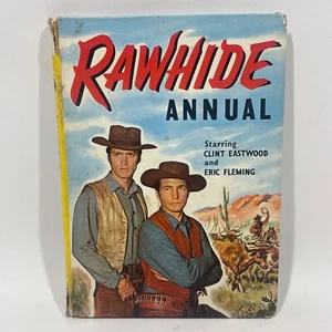 UK Western Annual - Rawhide - World Distributors 1965 Classic Clint Eastwood Cov - Picture 1 of 6