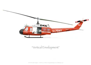 Bell UH-1H Vertical Envelopment - A3+ Profile Print - Bild 1 von 4