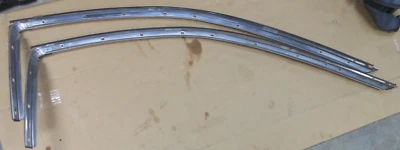 MITSUBISHI 3000GT DODGE STEALTH STAINLESS STEEL PILLAR TRIM WEATHERSTRIP GUTTERS - Image 1 of 2