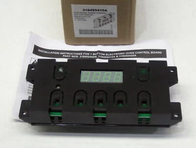 Range Oven Control Panel Clock for Electrolux 316455410 AP3959387 PS1528268 - Image 1 of 3