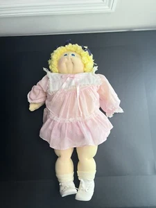 ORIGINAL XAVIER ROBERTS WEICHE SKULPTUR LITTLE PEOPLE PUPPE BLOND BLAUE AUGEN 1983 - Bild 1 von 15