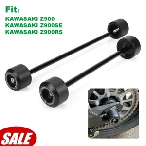 For KAWASAKI Z900RS Z900S Z900 Front Rear Wheel Axle Swingarm Slider Crash Guard - Picture 1 of 21