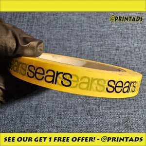 🏬 Sears Department Store Yellow Security & Returns Tape Roll #2! Ultra Rare! - Picture 1 of 2